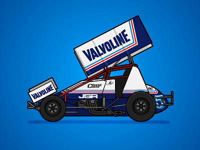 410 Sprintcar Retro Livery - Max Dumesny australia illustration livery motorsport poster racing sprintcar