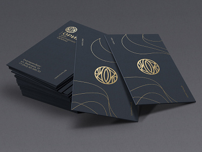 Oriental branding design gold jewelery logo o ring