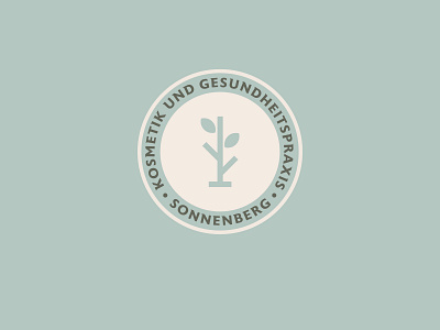 Sonnenberg beauty brand cosmetic cosmetics creative logo typography