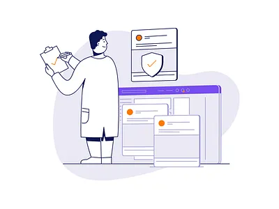 Feature illustration branding character design flat illustration vector web