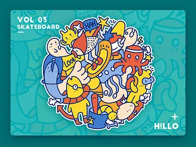 little monster flat illustration little monsters ui