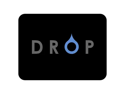 Drop Logo art branding clean design flat icon logo minimal ui ux vector web website