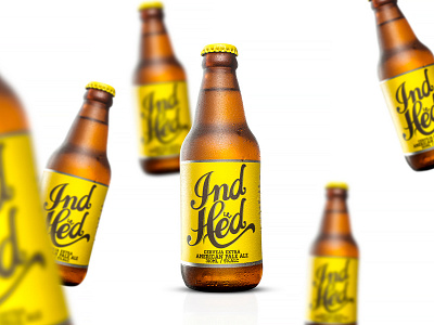 Packaging Design for Beer apa beer birra bottle cerveja cerveza craft beer custom logo design eduardo andrade graphic design handmade font identity indhed label logo logo design packaging packaging design yellow