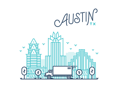 Austin austin illustration illustrator job vector