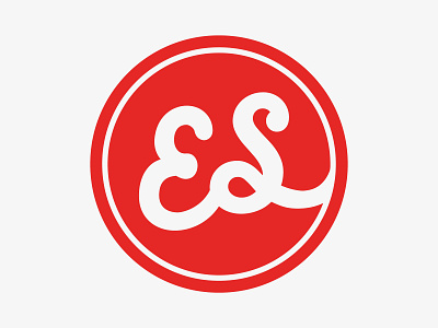 ES Badges badge brand branding identity logo logomark mark monogram retro