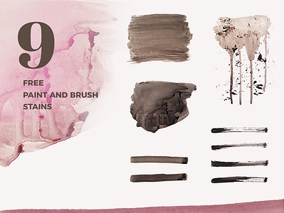 9 free paint and brush stains free paint splash stains