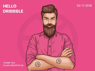 Hello Dribbble animation app branding design design app dribbble first firstshot flat hello dribbble hello world hellodribbble icon illustration logo marketing ui ux vector