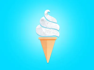 S Cream Dribbb blue cold ice age world ice cream textures vanilla yum