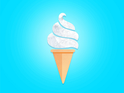 S Cream Dribbb blue cold ice age world ice cream textures vanilla yum