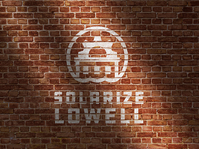 Solarize Lowell Logo branding design logo lowell massachusetts solar solar energy solar panels solar power vector