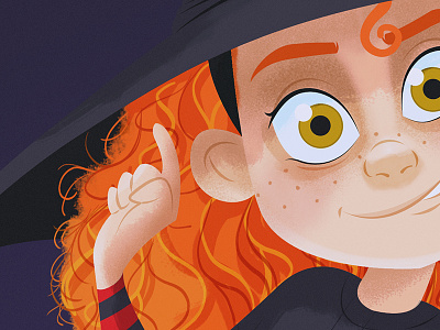 The Adventures of Cassandra (detail) adventures affinitybyserif affinitydesigner broom cassandra cat character characterdesign children digitalart digitalpainting ghost halloween illustration kids kitten madeinaffinity trickortreat vector witch