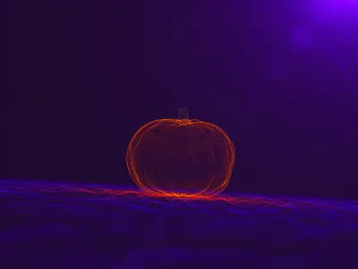Particles Pumpkin form halloween orange particles pumpkin purple trapcode trapcode form