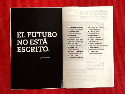 The future is unwritten design editorialdesign fanzine