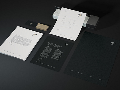 Branding creative design identity logo minimal modern stationary typography