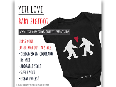 Instagram Ad 970 creative ad advertising baby bigfoot courtney beth keller instagram marketing onelittleprintshop social media yeti