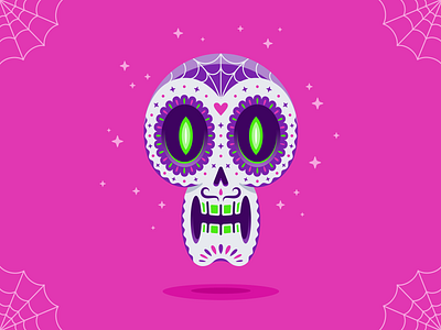 Día de los Muertos adobe illustrator calavera day of the dead design día de los muertos día de muertos flat design flat art icon illo illustration illustrator magical mexico occult san diego skull sugar skull vector voodoo