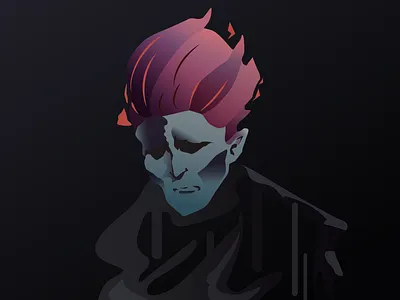 sadness depression illuatration man psychology sadness vector vector illustration