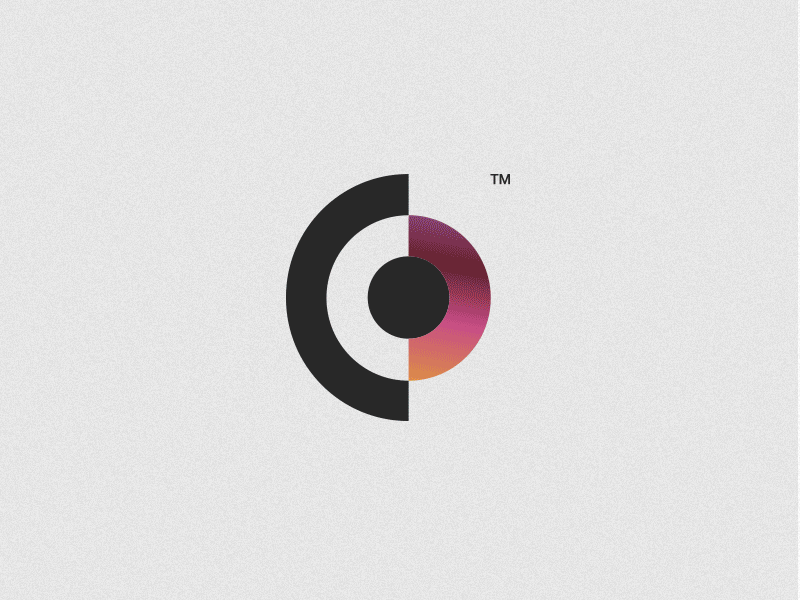 Unused Film Production Mark branding color design eyeball film gradient icon identity logo mark production visual