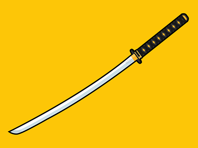 Bride's Sword adobe adobe illustrator brides sword design flat flat illustration hattori hanzo illustration illustrator katana kill bill movie series sword vector weapon