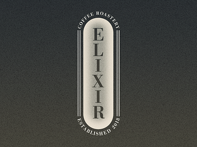 Elixir Coffee Roastery - DLC #6 branding coffee roastery coffee shop dailylogochallenge design elixir illustration logo shop typography vector