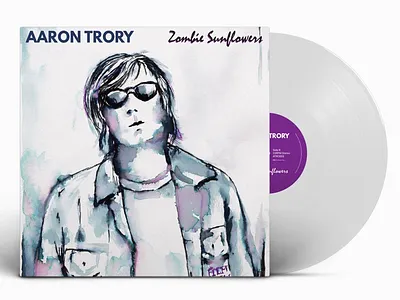 Aaron Trory / Zombie Sunflowers Album aaron trory album art album cover album cover design branding design graphic design illustrator laforest creative music music design photoshop record sleeve vinyl vinyl record