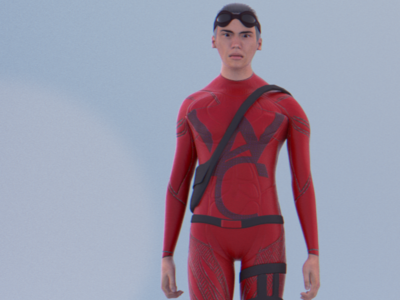 Hero2 3d character design