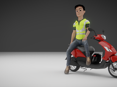 Constat 1 3d character design illustration