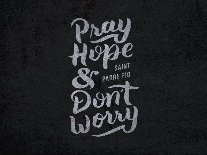 Example of Saint Padre Pio