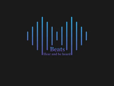 Beats branding design gradient graphic icon illustration logo logodesign logodesigner logodesigns minimal minimalist