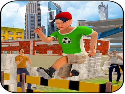 Kids Climbing Rooftop Stunts android audience breathtaking castle climbing game hospital hurdles kids parkour rooftop skyscraper stuntman stunts tournament