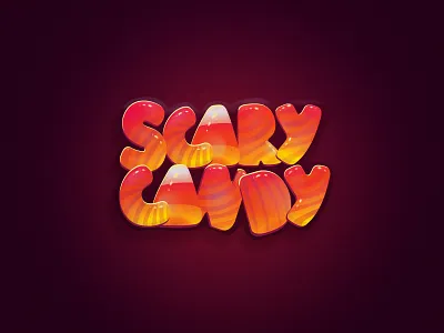 Scary Candy Logo candy halloween logo mobile game