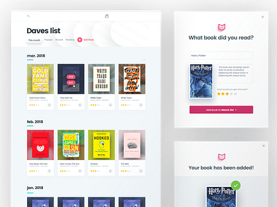 BookClub Product and OnBoarding Ui bookclub bookworm design ebook interface ui