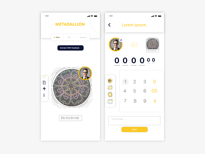 UI Concept Crypto currency app concept design illustration ui ux design web