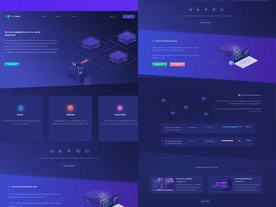 Landing page design download landing page torrent ui webdesign