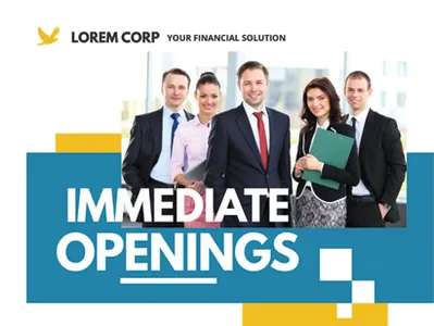 Job Vacancy Flyer Templates ad advert agency agent career employment fair job opening staff vacancy vacant