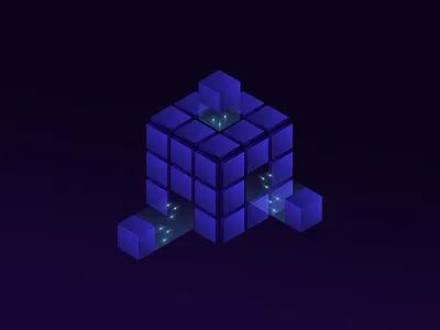 Illustration for Flagbased illustration iot