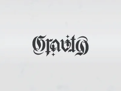 Gravity ambigram gravity logo space