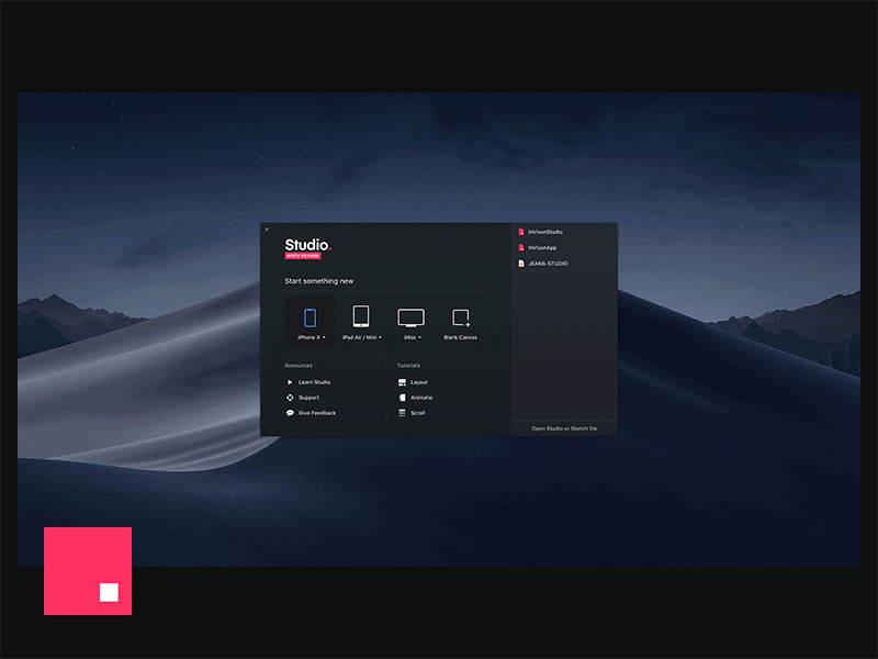 InVision Studio UI Freebie dark freebie invisionstudio light ui