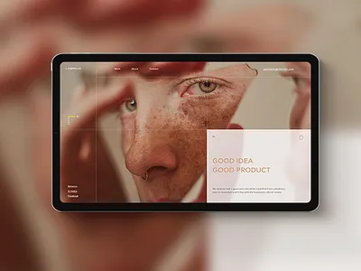 Portfolio Header Concept agency clean website design concept design layout design layout exploration minimal portfolio services ui user experience user experience design userinterface ux website