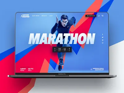 Newyork Marathon app behance clean creative design designinspiration desktop interface marathon minimalism newyork run simplicity sport ui uitrends userexperience userinterface uxdesign webdesign
