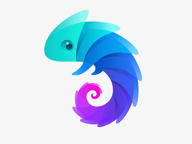 Nature With Colours app graphic illustration logo design