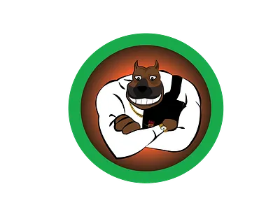 Lucky Dog album art album cover art illustration vector