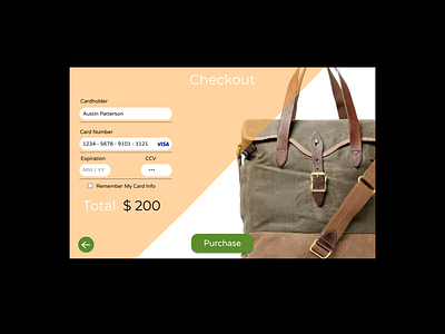 Daily Ui Challenge 002 - Checkout design ui ux web website