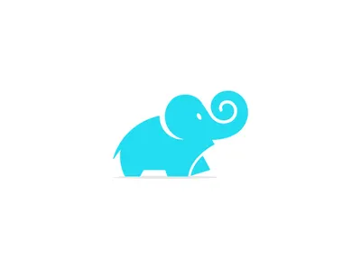 Elephant Logo animal cute elephant logo logo design sale shape trunk