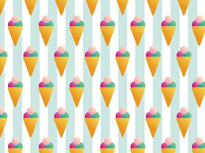 Ice Cream Pattern ice cream logo pattern