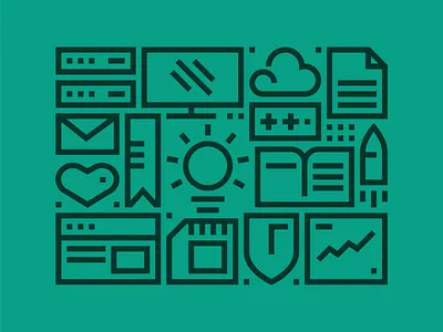 Craft in web hosting branding clean craft design icon illustration line pixel perfect simple vector web web hosting