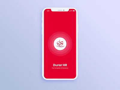 Splash Screen durar hr hr solution mobile app design mobile app ui splash page splash screen splashpage ui ux ui ux design