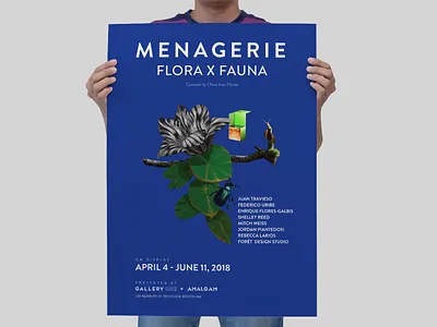 Art Show Poster collage flyer museum poster