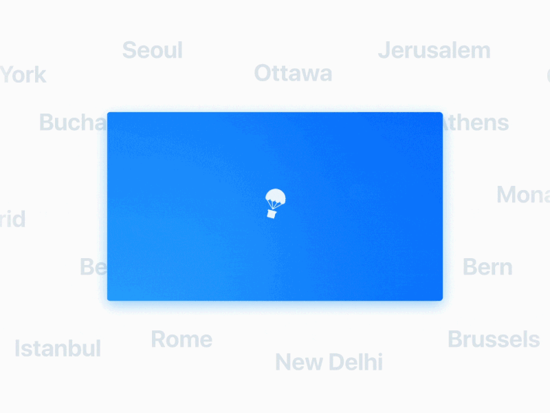 AirBox App airmail app app animation mobile app motion ui ux