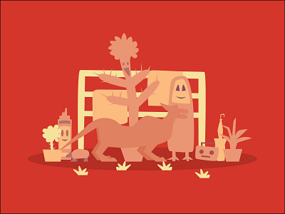Drought design flat illustration